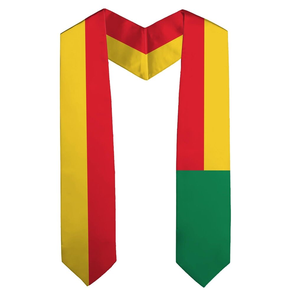 2739 National Flag Graduation Stole Embroidery Sash for Study Aboard